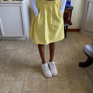 Zara, skirt, yellow, size small